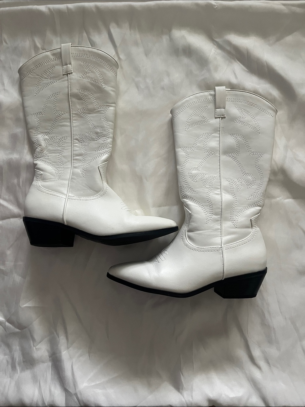 Wild Fable White Western Mid-Calf Boots